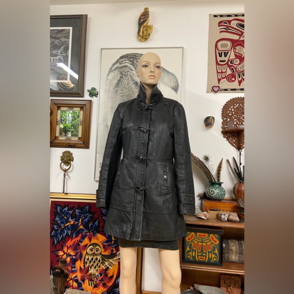 Assassin Style Leather Jacket - Picture 8 of 10
